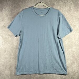 Mott & Bow T Shirt Men Size Large Blue Short Sleeve Normcore Everyday Minimalist
